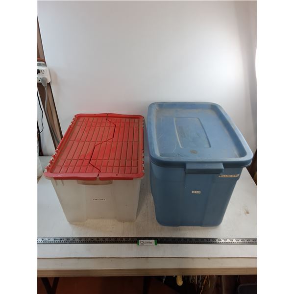 (2) Storage Bins - 12x15x22" & 13x16x20 - Pickup Only