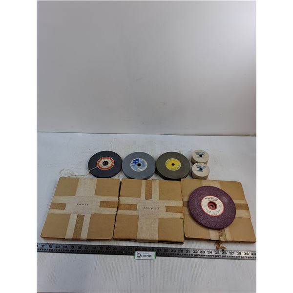 (8) Grinding Stone Discs - 2 Unopened