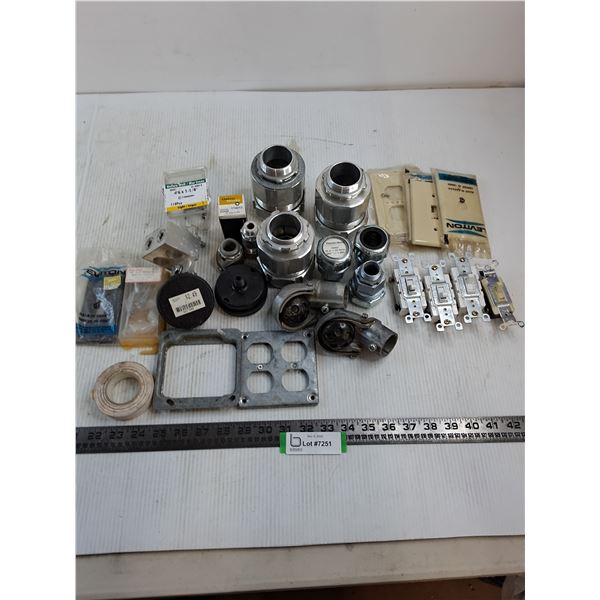 Assorted Circuit Breakers, Socket, Fuel Filter, Misc.