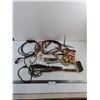 Image 1 : Tow Rope, Jumper Cables, Soldering Irons - All Untested, Tips, Metal Work Tools, Gloves