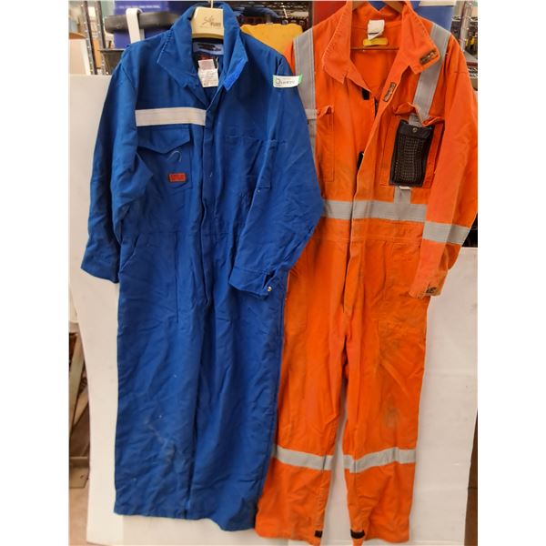 (2) Pairs of Shop Cover-Alls - Both Appear to be 44S Size