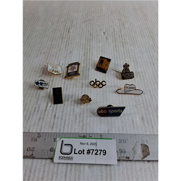 (10) Assorted Olympic Pins