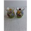 Image 5 : "Starfrit" Yellow Coffee Maker (Powers On)/ (2) 4" Flower Vases