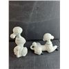 Image 3 : (2) Vintage Ceramic Poodle Figurines 11"