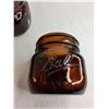Image 2 : (6) "Ball" Brown Glass Wide Mouth Jars 4"  Tall