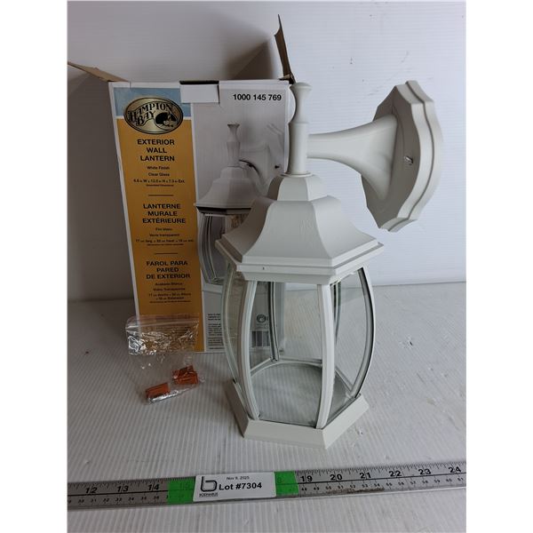 Hampton Bay Exterior Wall Light - appears NIB