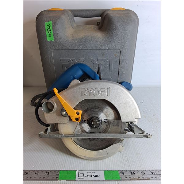 Ryobi 7 1/4', 13 Amp Circular Saw - Powers On, Cannot Ship
