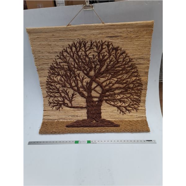 Woven Wall Art Tree - 36"x35" Cannot Ship