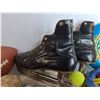 Image 4 : True Line 100 Gordie Howe skates size 9, Baseball Mitts, Frisbee, Misc Sports Equipment- Cannot Ship