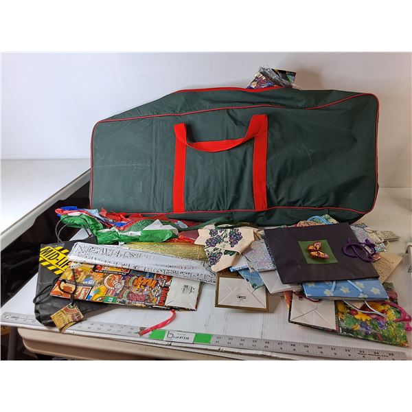 Storage Bag 36" Long & Miscellaneous Gift Bags/Wrapping Paper, Cannot Ship