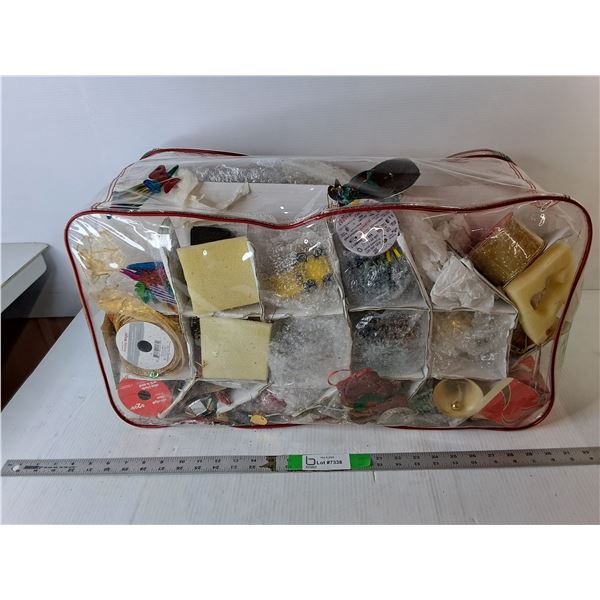 Plastic Storage Bag 24" x 10.5" x 12.5" & Christmas Decorations, Cannot Ship