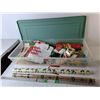 Image 1 : Rubbermaid Underbed Box- Lid Does Not Lock 34" x 16.5" x 6" & Christmas Wrapping Paper, Gift Bags, M
