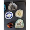 Image 2 : Painted Stone Decorations, Goldfish Paperweight, Tealight Holder, Misc.