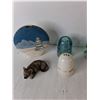 Image 3 : Calgary Stampede Glass, Kentucky Bourbon Wave Bottle, (2) Glass Insulators, Misc.