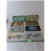 Image 1 : (8) License Plates- Sask. Centennial, Diamond Jubilee, American Flag, Misc.