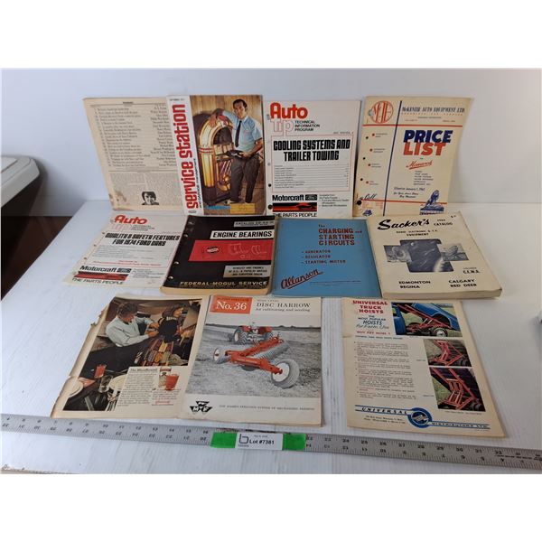 Lot of Vintage Catalogues- Sacker's, Auto Tip, Misc.
