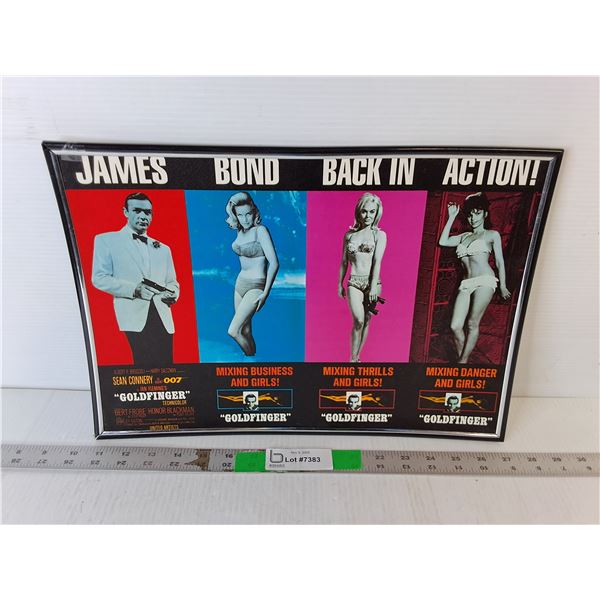 James Bond Wall Sign 16.5" x 11.5"