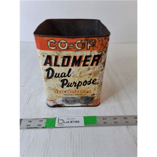 Vintage Co-op Aldmer Seed Dressing Tin 6" x 7.5"