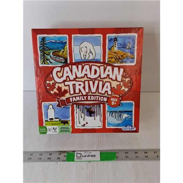 Canadian Trivia Family Edition