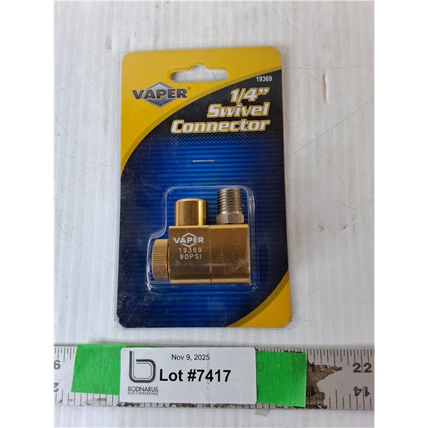 1/4" Swivel Connector, Sealed