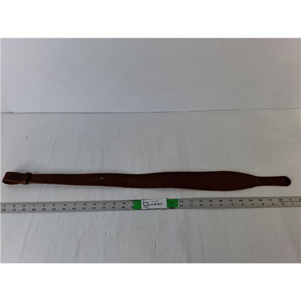 The Outdoorsman Leather Rifle Strap