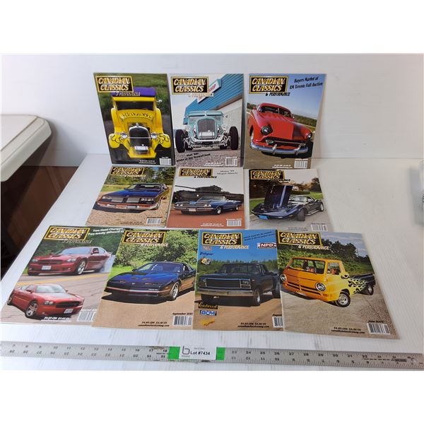(10) Canadian Classics Car Magazines
