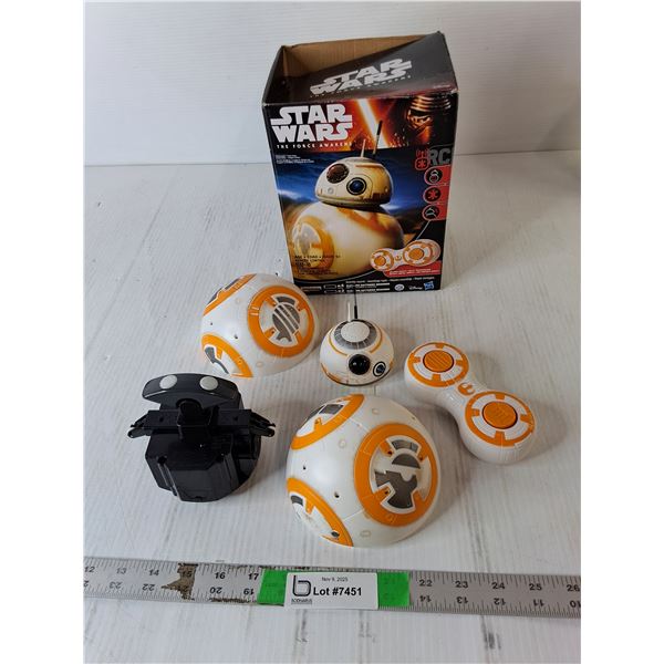 Star Wars Remote Control BB-8, As Is