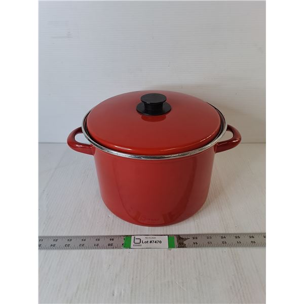 Enamel Pot 8" height