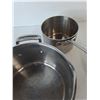 Image 3 : (3) Stainless Steel Pots up to 9.25" Diameter-All Clad & Cuisinart