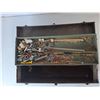 Image 2 : Vintage Metal Toolbox 19"x7" - With Contents