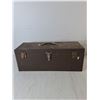 Image 3 : Vintage Metal Toolbox 19"x7" - With Contents
