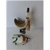 Image 2 : (2) Wooden Animal Figurines Up to 14.5" Tall, Pickup Preferred