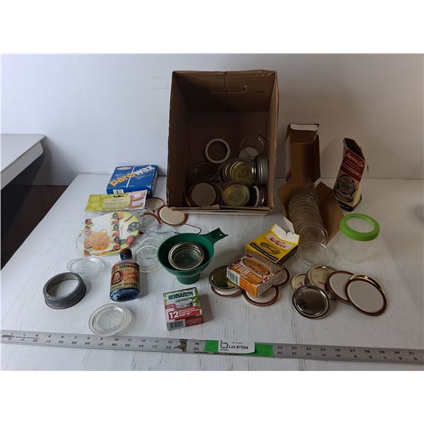Mason Jar Lids, Paro Wax, Misc.
