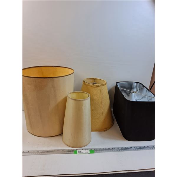 (4) Lamp Shades - Various Sizes