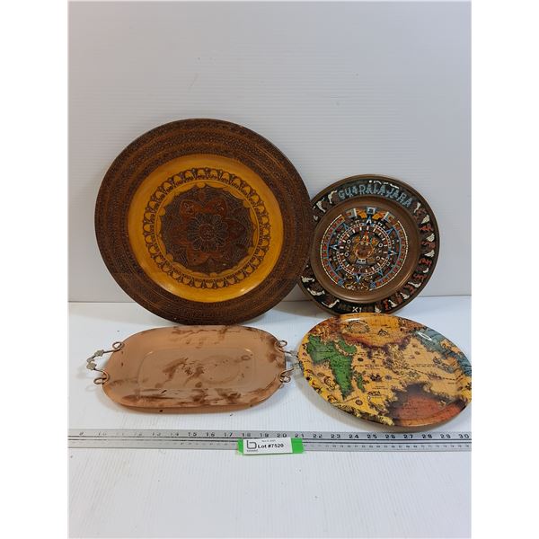 (4) Decorative Plates - Various