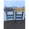 Image 3 : **(2) Foldable Sawhorses/Workbench ,Up To 22"x31"-Cannot Ship