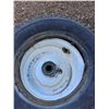 Image 4 : **Truck Tailgate Protector 59.75", (2) 16x6.5 - 8 Tires w/Rims-Cannot Ships