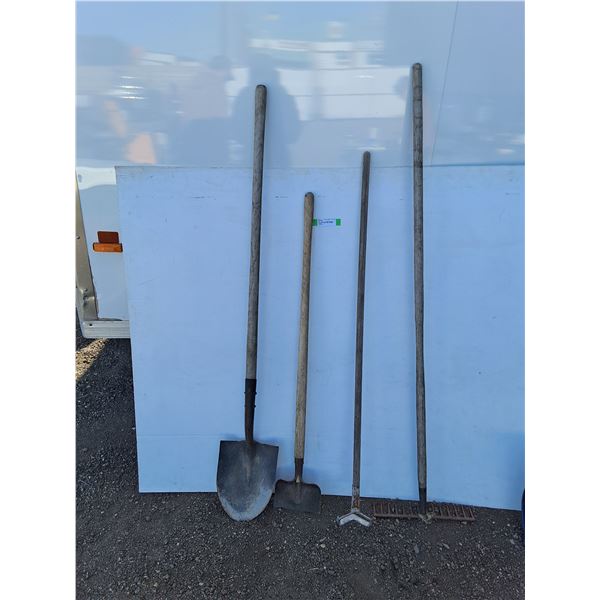 **Garden Tools- Rakes, Hoes, Spade Up to 60", Cannot Ship