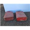 Image 3 : **(2) Vintage Jerry Cans Up to 19" Tall, Cannot Ship