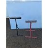 Image 1 : **(2) Adjustable Rolling Stands 26.5" Tall, Cannot Ship