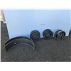 Image 1 : **(3) Rims & (2) Fender Molds 31.5" x 9", Cannot Ship