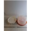 Image 1 : Tupperware 11"  Round Cake Container/ Tupperware Divide-A-Rack