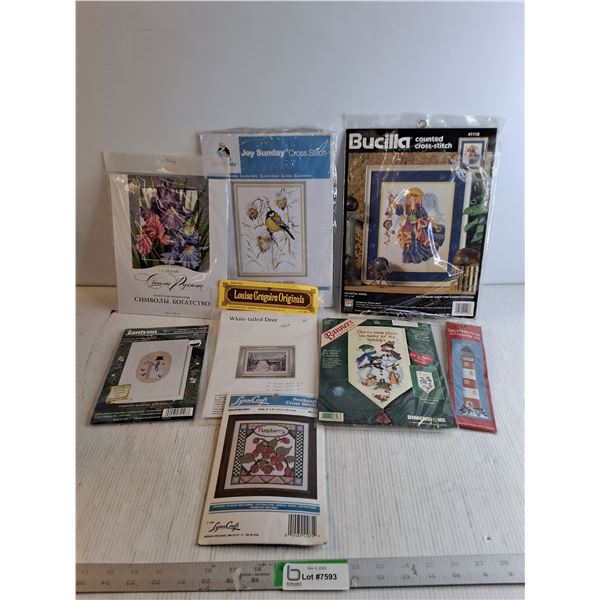 (8) Cross Stitch Kits