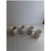 Image 3 : (4)  Corelle Coffee Mugs/ 12" Tall Canister/ (3) Glass bowls/ Misc.
