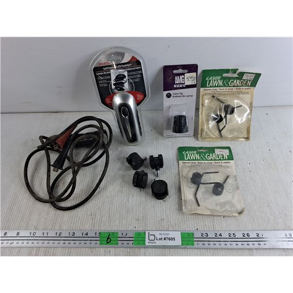 12V Flashlight, Self Powered LED Flashlight, Replacement Springs, Cane Tip, Casters