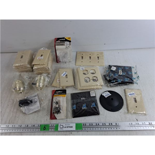 Light Switch & Outlet Covers, Safety Plugs, Pull Chain Switch, Push Switch Lampholder