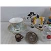 Image 2 : Royal Standard Bone China Tea Cup & Saucer, Various Decor, Miniature Candle, Bottle Openers, Misc