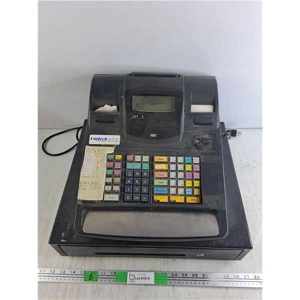 DPT X TEC Cash Register - As Is, Cannot Ship16" x 12" x 18"