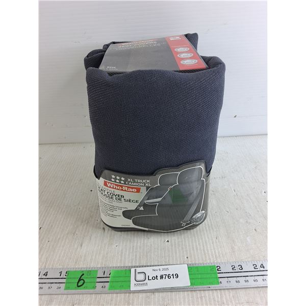 Who Rae Rugged XL Truck Seat Covers - Gray
