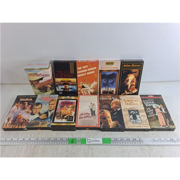 Various VHS Movies - Waterloo, The 1972 Canada/Russia Hockey, The Way We Were